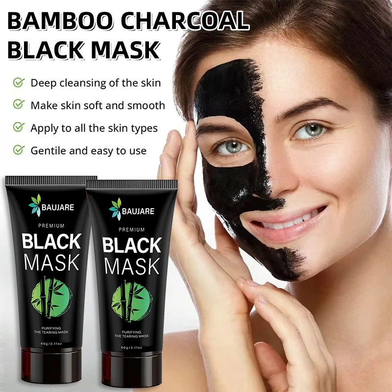 Bamboo Infused Hydrating Exfoliating Face Mask for Deep Pore Cleansing and Nourishing Skin Care