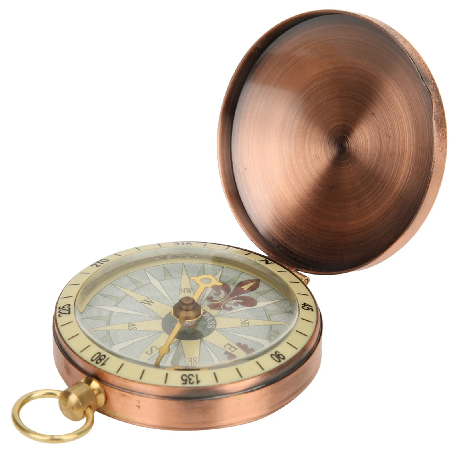 Portable Vintage Mirror Compass 2
