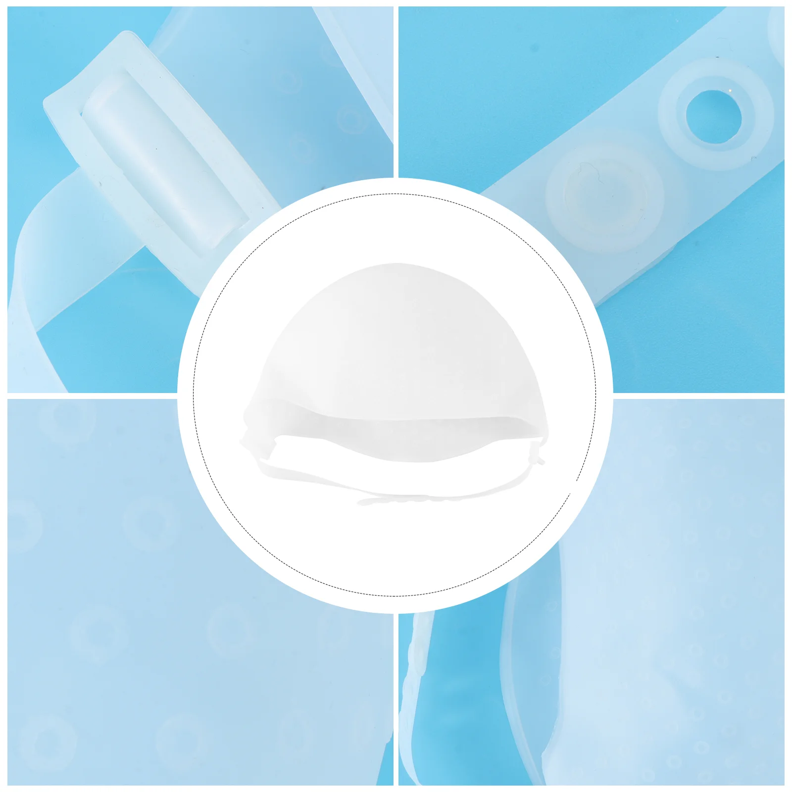 

Silicone Highlighter Cap Hair Highlighting Hat Hats Hairdressing Supplies Modeling