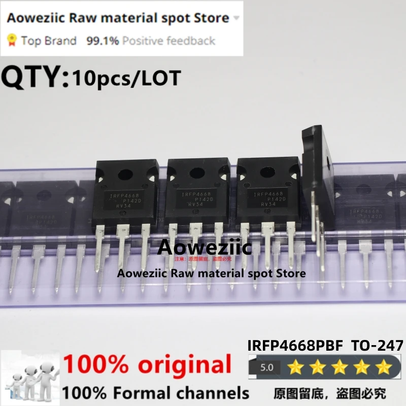 

Aoweziic 2019+ 100% New Imported Original IRFP4668 IRFP4668PBF TO-247 High Power Field Effect N Channel 200V 130A