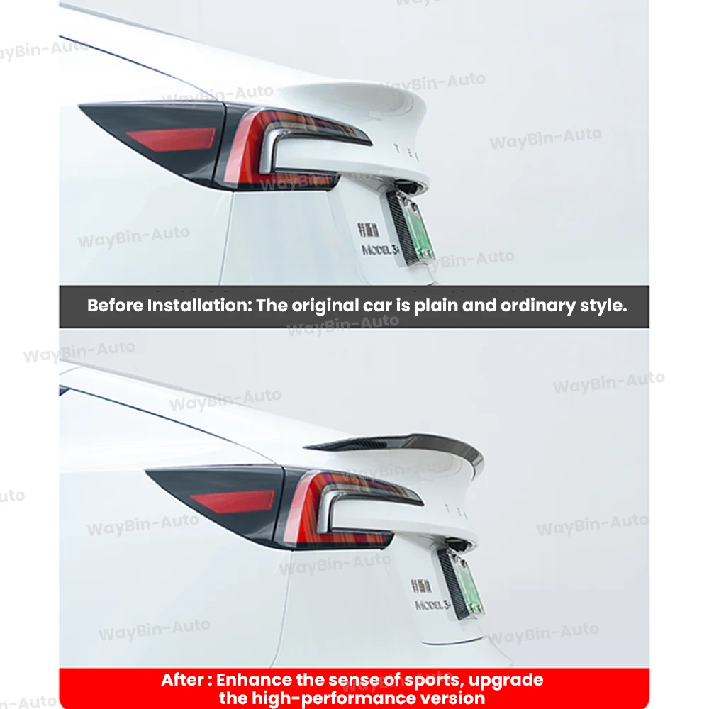 Tesla Rear Trunk Wing Spoiler for Model 3 Highland and Model Y with car rear wing spoiler