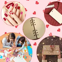 Cute Single Hole Puncher Scrapbooking Paper Punches Kawaii Star Heart Circle Hole Punch DIY Craft Shape Cutter Perforator 2024 4