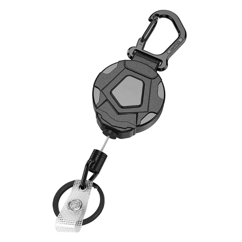 3 pcs/lot Retractable Keychain Heavy Duty Badge Holder Reel with
