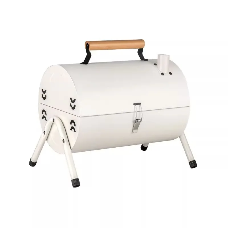 

Portable Dual Purpose BBQ Grill Multifunction Heating Stoves Camping Barbecue Grill Rack Net Firewood Stove Ironwork BBQ Grill