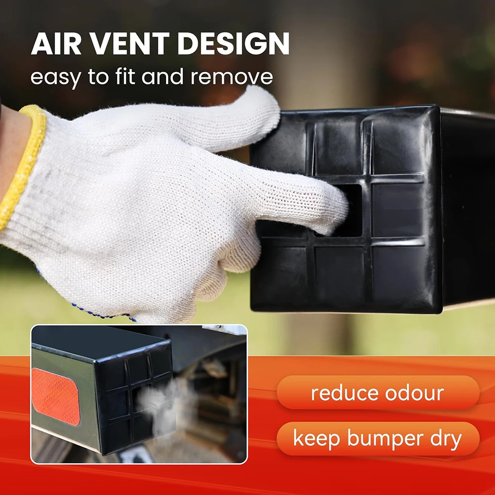 2/4 Pcs Drain Cover Bumper Endcap RV Bumper End Cap 4" Sewage Anti-collision PE Camper End Cap Furniture Hardware Parts