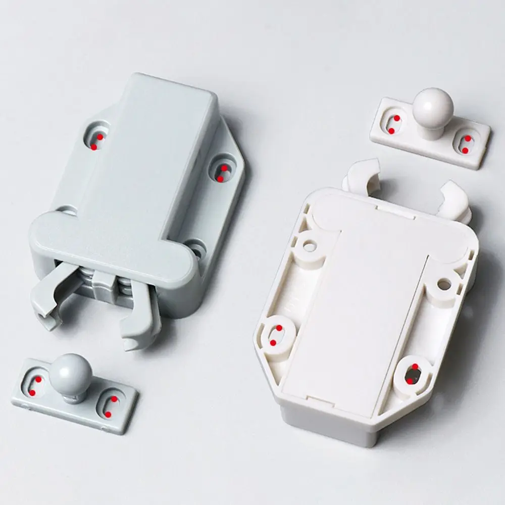 Description Picture 5 of itemCabinet Pulls Catches Door Bouncer Kitchen Accessories Furniture Hardware Cabinet Catches Panel Opener Closer Push To Open