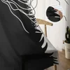 Kitchen Curtains for Living Room Curtain for Room 2 Panel M--Benz Halloween Decoration Shades Partition Home Interior Curtains 6