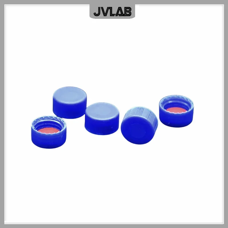 Polypropylene Cap PTFE/Silicone Septa 9 mm for Chromatography Vial 2 mL Replacement Agilent