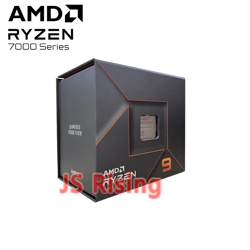 New AMD Ryzen 9 7900X R9 7900X BOX 100 100000589 4.7GHz 12 Core 24 Thread CPU Processo 5nm Zen4 170W Socket AM5 PCI E5.0 No fan
