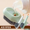 Shoe Brush Cleaner Brush for Cleaning Shoes for Slippers Sneakers Rubber Soft-bristled Liquid Shoe Cleaning Brush Clothing Brush 1