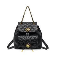 High-Grade Texture Small Female Design Backpack New Real Leather Shoulder Bag For Women Luxury Backpack 1