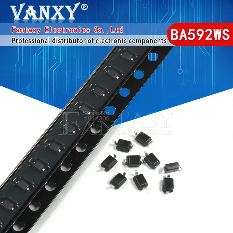 

50pcs BA592 SOD-323 BA592 E6327 BA591 BA595 BA592WS BA595E6327 BA592E6327 BA591E6327
