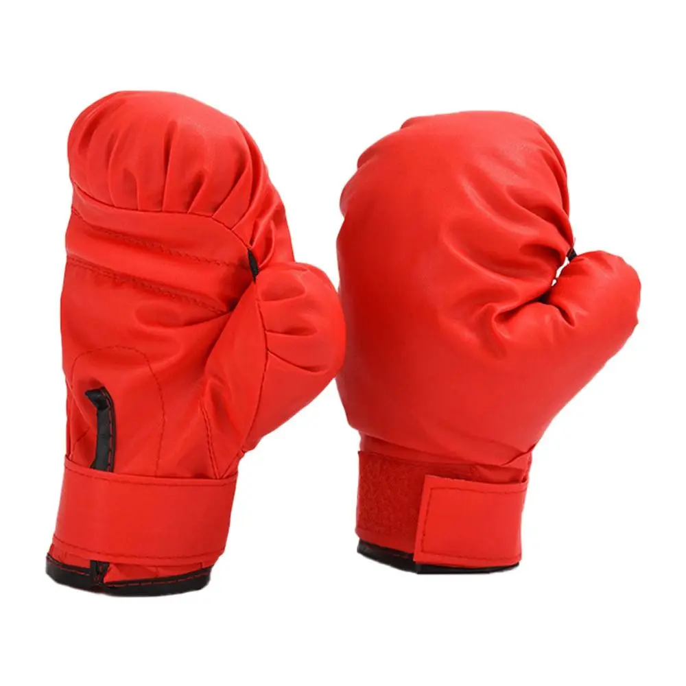 High Quality Red Boxing Gloves 10oz PVC Full Finger Gloves Comfortable Breathable Boxing Equipment Combat Sanda Fight With