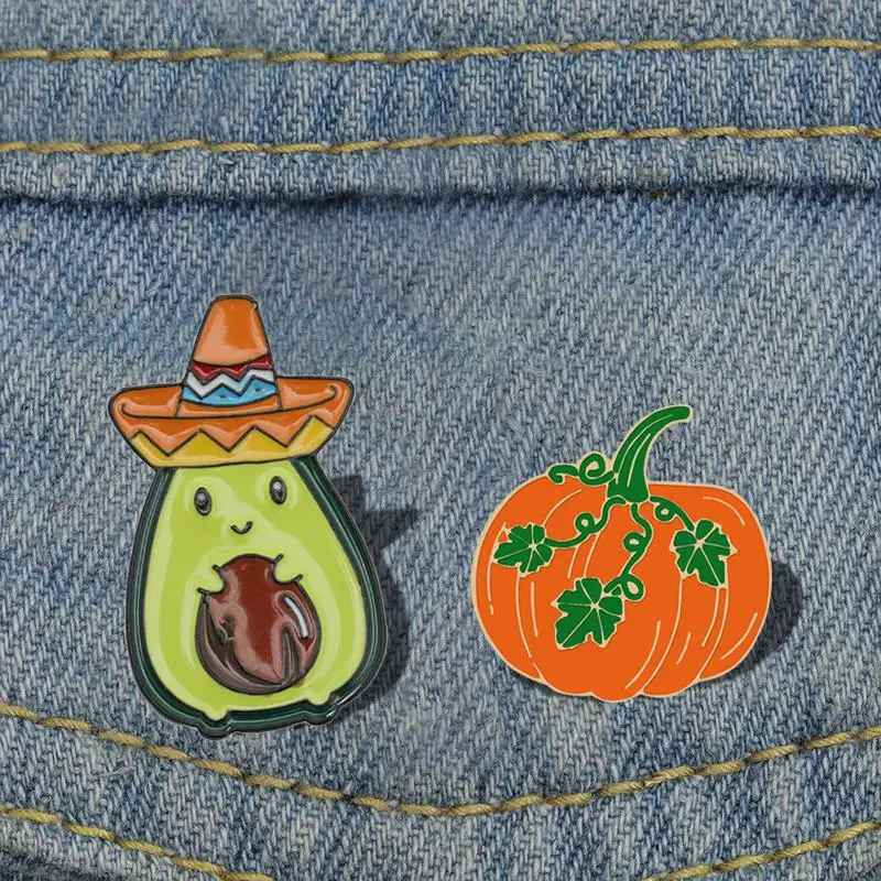 Fashion Pumpkin Enamel Pin Custom Happy Halloween Brooches Backpack Shirt  Denim Lapel Pins Cartoon Badges Jewelry for Women Men - AliExpress