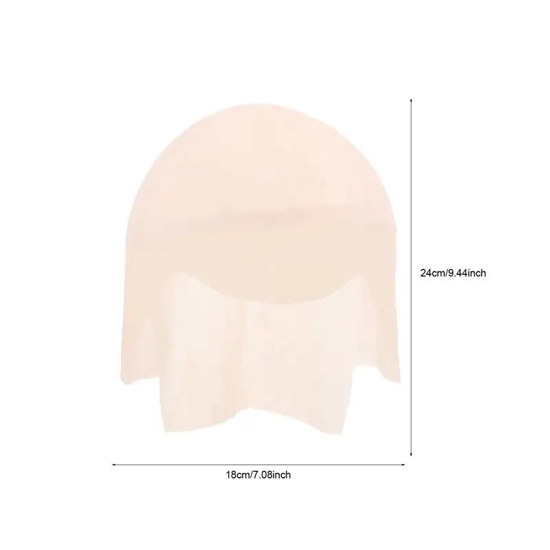 1pc Bald Head Bald Cap Latex Monk Prank Headgear Performance Photo Props Make Up Cosplay Costume Latex Head Cover