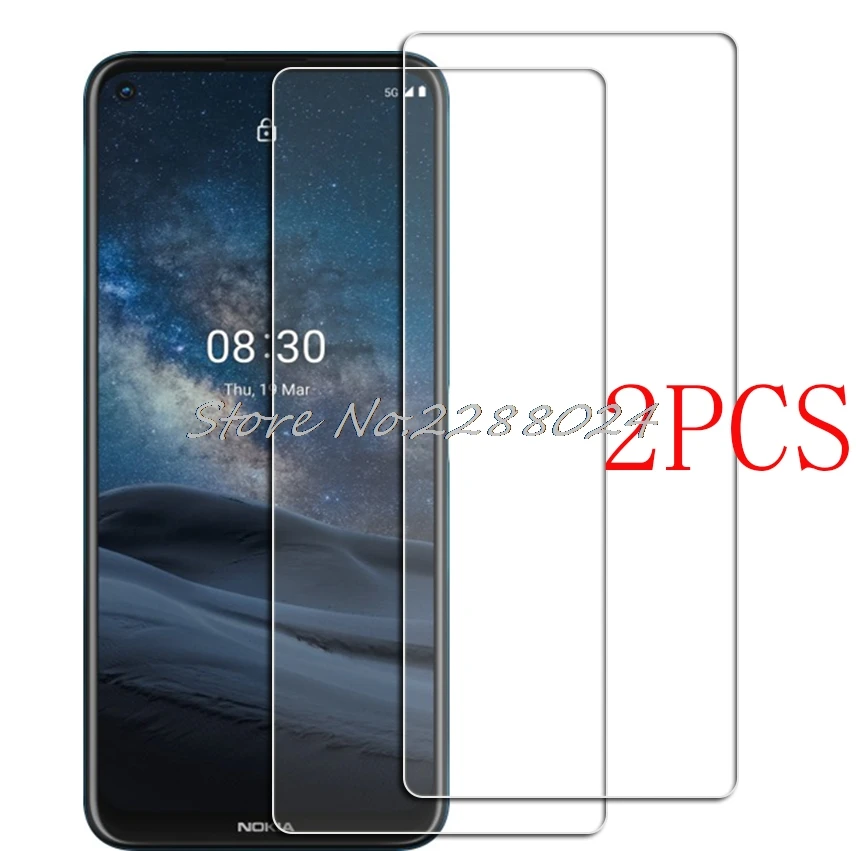 2 Pellicole In Vetro Temperato Per Nokia 8.3: Durezza 9H, Anti Graffio, Ultra Sottile (0,33mm) Con Cornice Di Allineamento - 2
