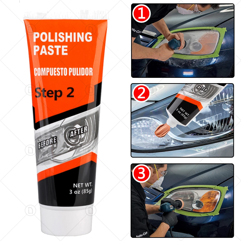 Headlamp Repair Kits Car Headlight Restoration Polishing Kits Cleaning