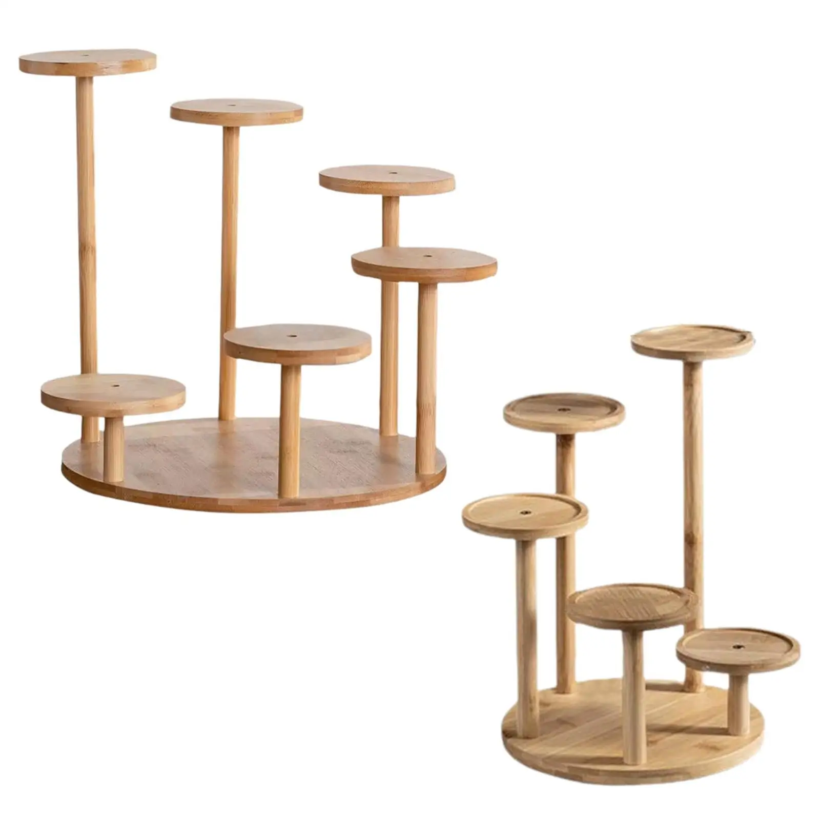 Wooden Tabletop Plant Stand for Indoor Plants Decorative Tiered Plant Stand for Patio Decoration Balcony Bedroom Living Room Wooden Tabletop Plant Stand for Indoor Plants Decorative Tiered Plant Stand for Patio Decoration Balcony Bedroom Living Room