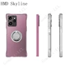 For HMD Skyline 6.55" 2024 HMDSkyline TA-1600 Back Ring Holder Bracket Phone Case Smartphone TPU Soft Silicone Cover 2