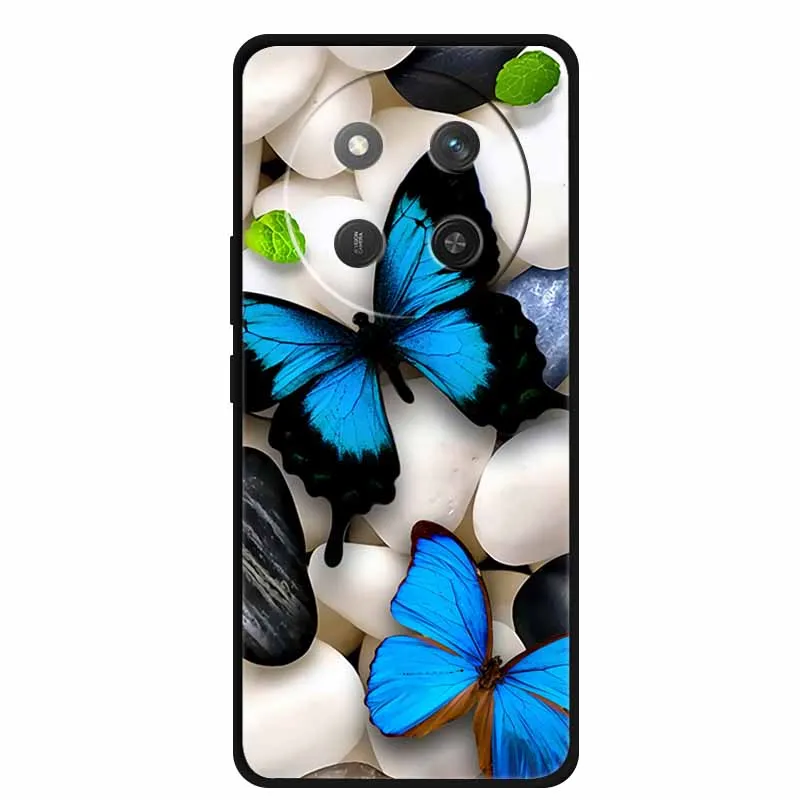 Cat Print Soft TPU Silicone Phone Cover - Lovely Painted Design