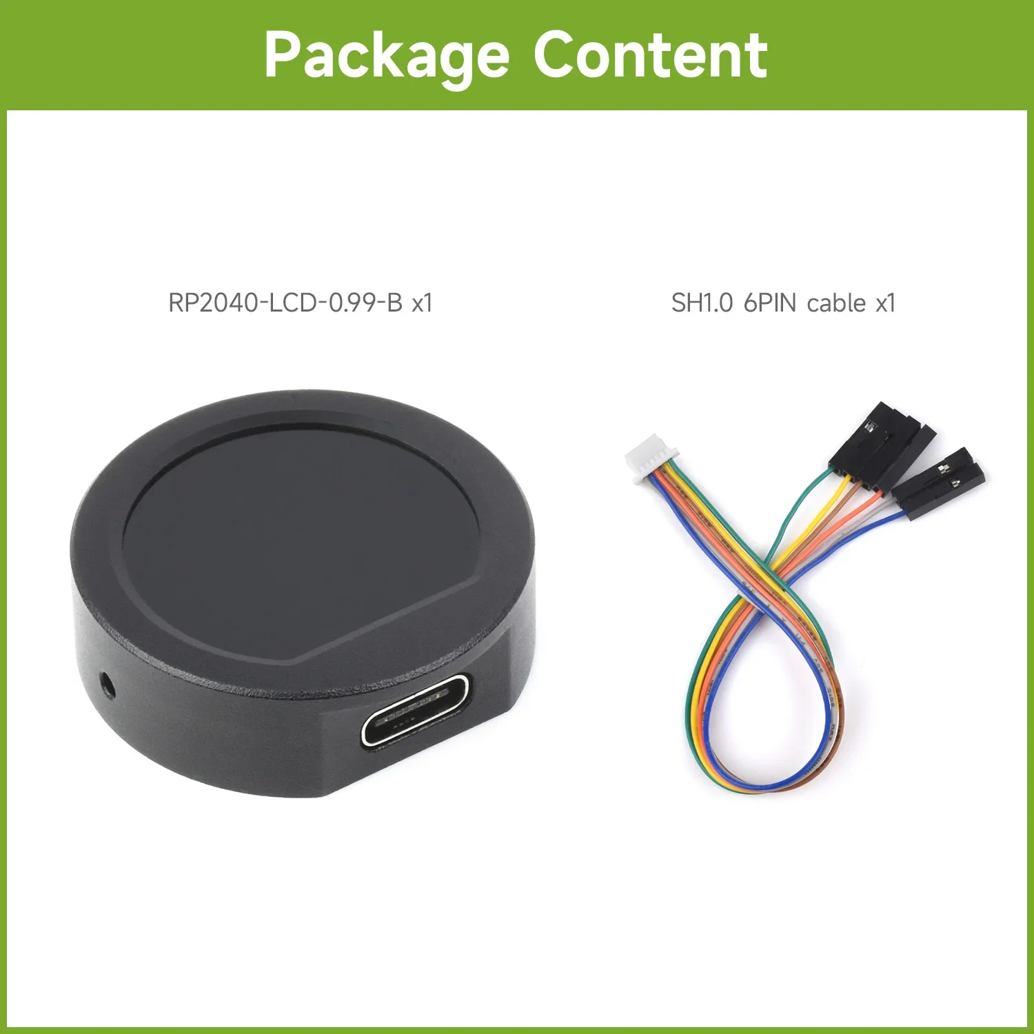 Waveshare RP2040 MCU , 0.99 ġ  LCD, ӵ  ̷ν , CNC ݼ ̽ 