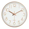 Modern Wall Clock 10 Inch Silent Non-Ticking Decorative Battery Operated Quartz Clock For Living Room Home Office 6