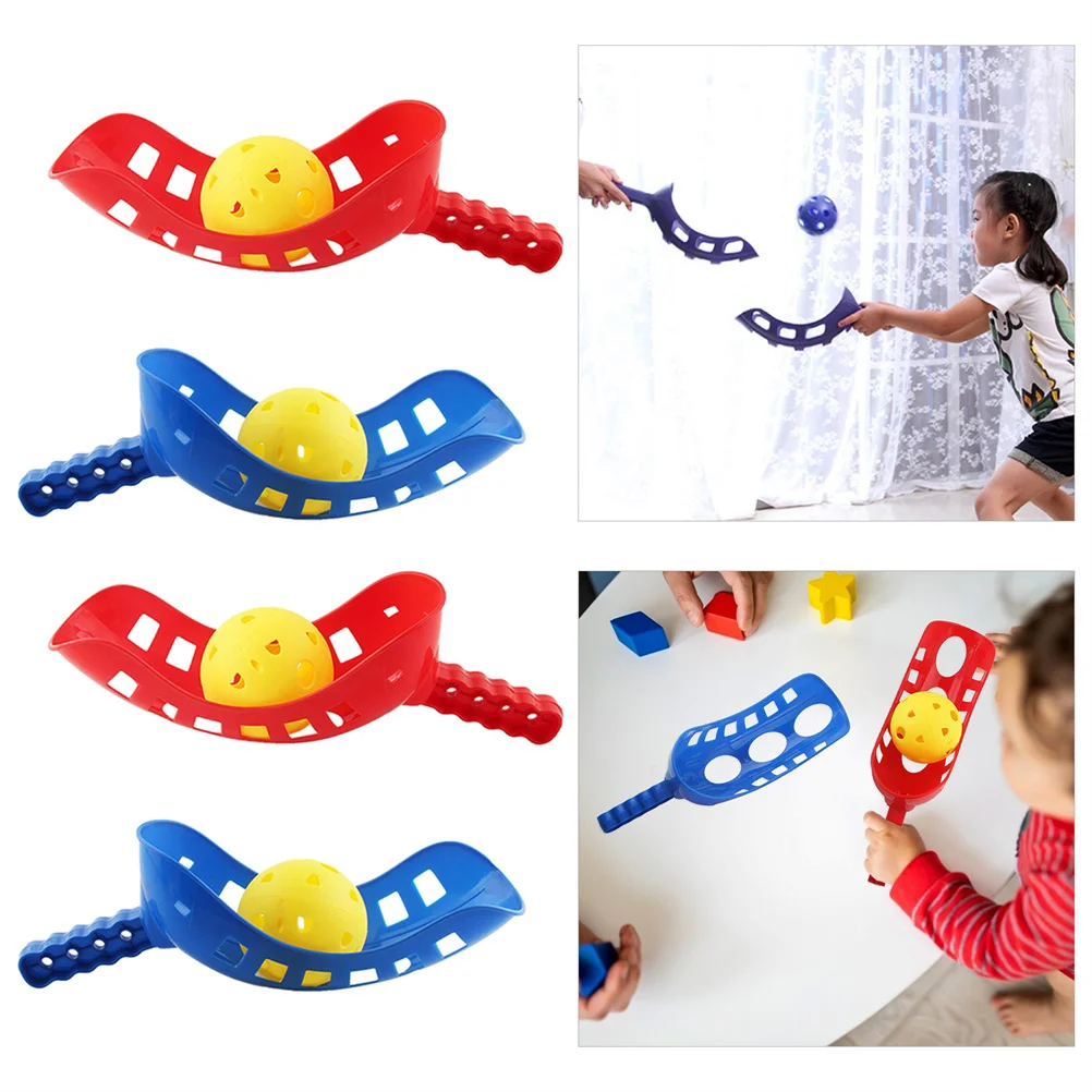 

2 Sets Catch The Ball Kids Playthings Interesting Catching Cups Toy Plastic Children Scoop Balls