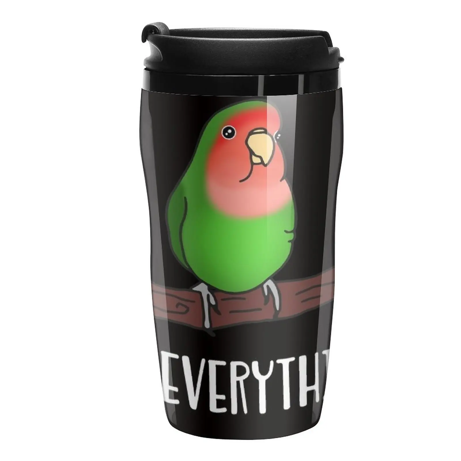 

New i will poop on everything you love - green lovebird Travel Coffee Mug Espresso Cups For Cafe Cup Coffe