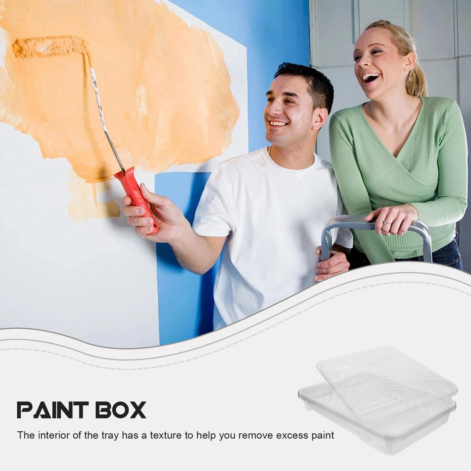 6pcs Disposable Paint Trays Liners Paint Roller Tray Liner Liners Small Trays Tray Liner Roller