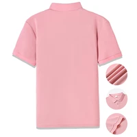 Solid Color Polo Shirts Women Casual Loose Collar T-Shirts Multicolor Soft Clothing All-Match Summer Y2K Woman Short Sleeve - Image 2