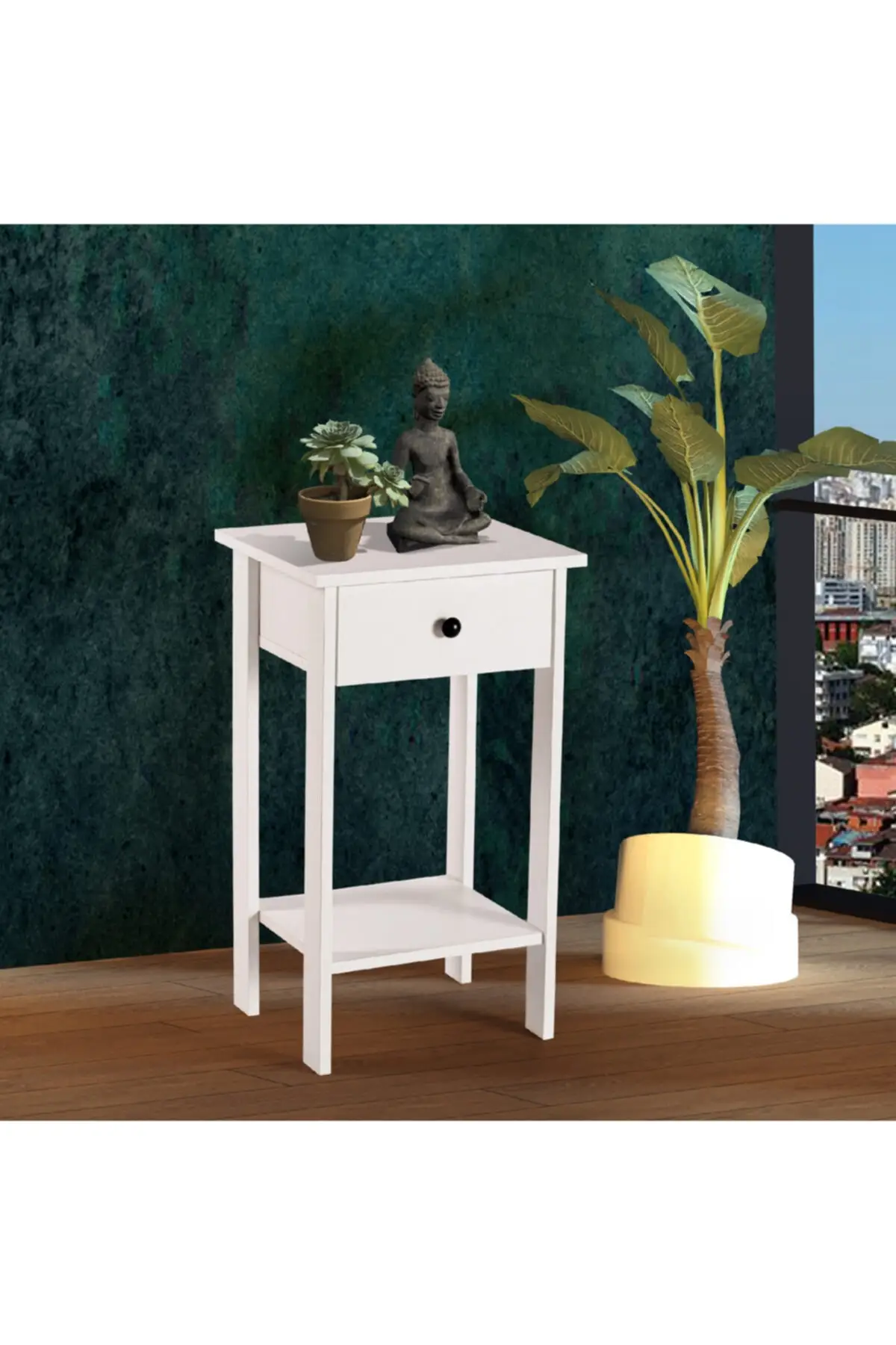 One Drawers White Dresser Bedroom Decorative Dresser