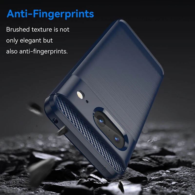 Premium Carbon Fiber Shockproof Silicone Protector Case - Luxury Design