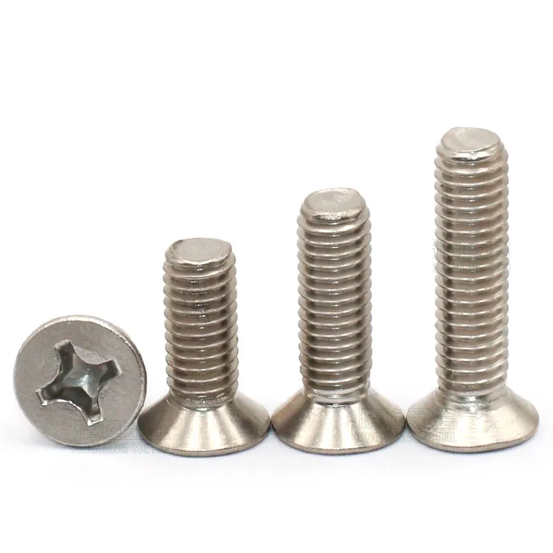 Tornillos Avellanados Phillips M1.6/M2/M2.5/M3/M4/M5/M6/M8 De