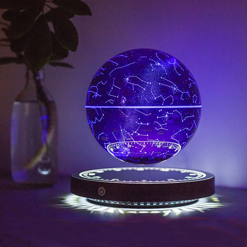 

Magnetic Levitation Moon Ball Floating Globe Colorful LED Lighting Globe Antigravity Magic Ball Night Light Desk Decoration Gift