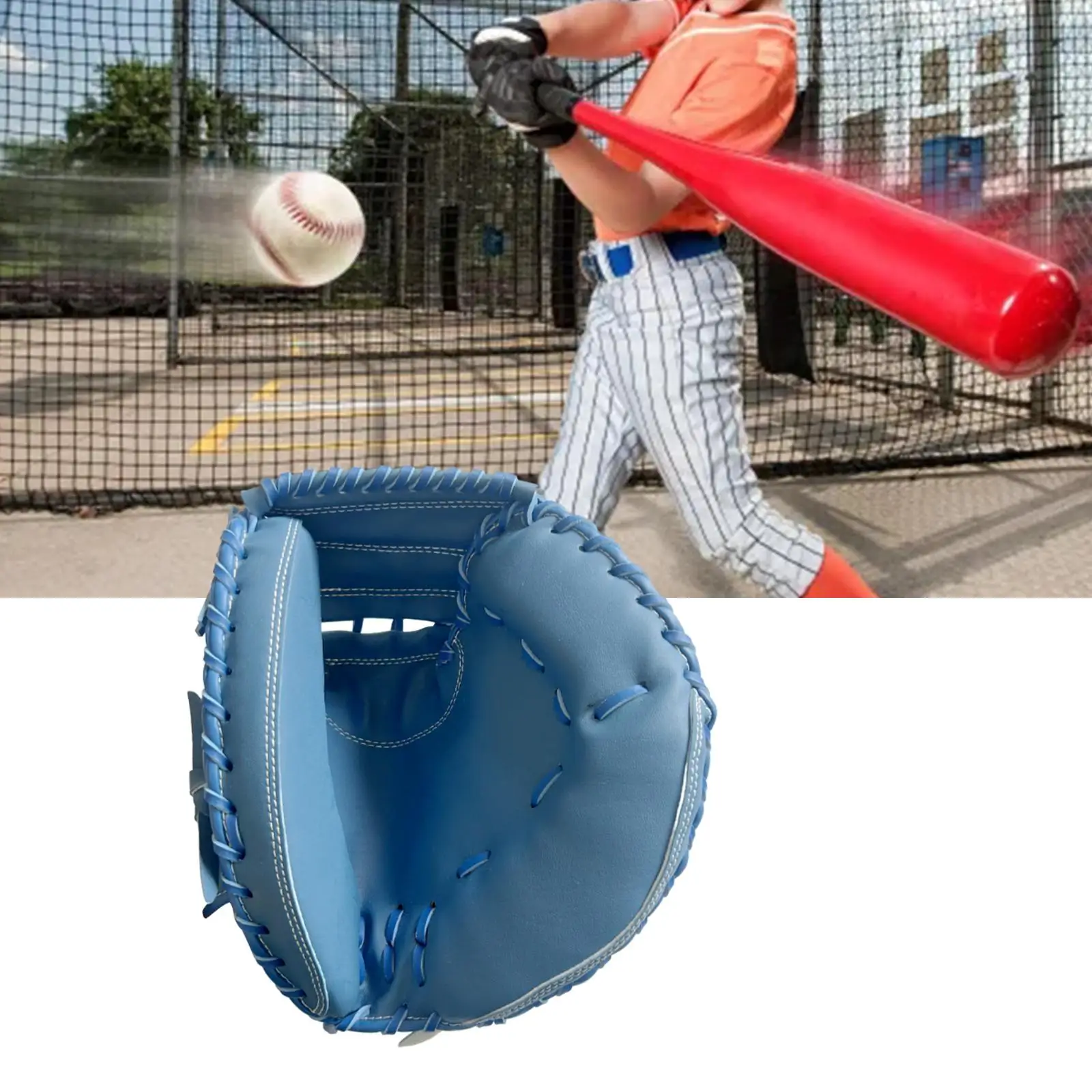 Baseball Glove Right Hand Throw Baseball Mitt Left Hand Glove Durable Softball for Practice Training Youth Adults Beginner