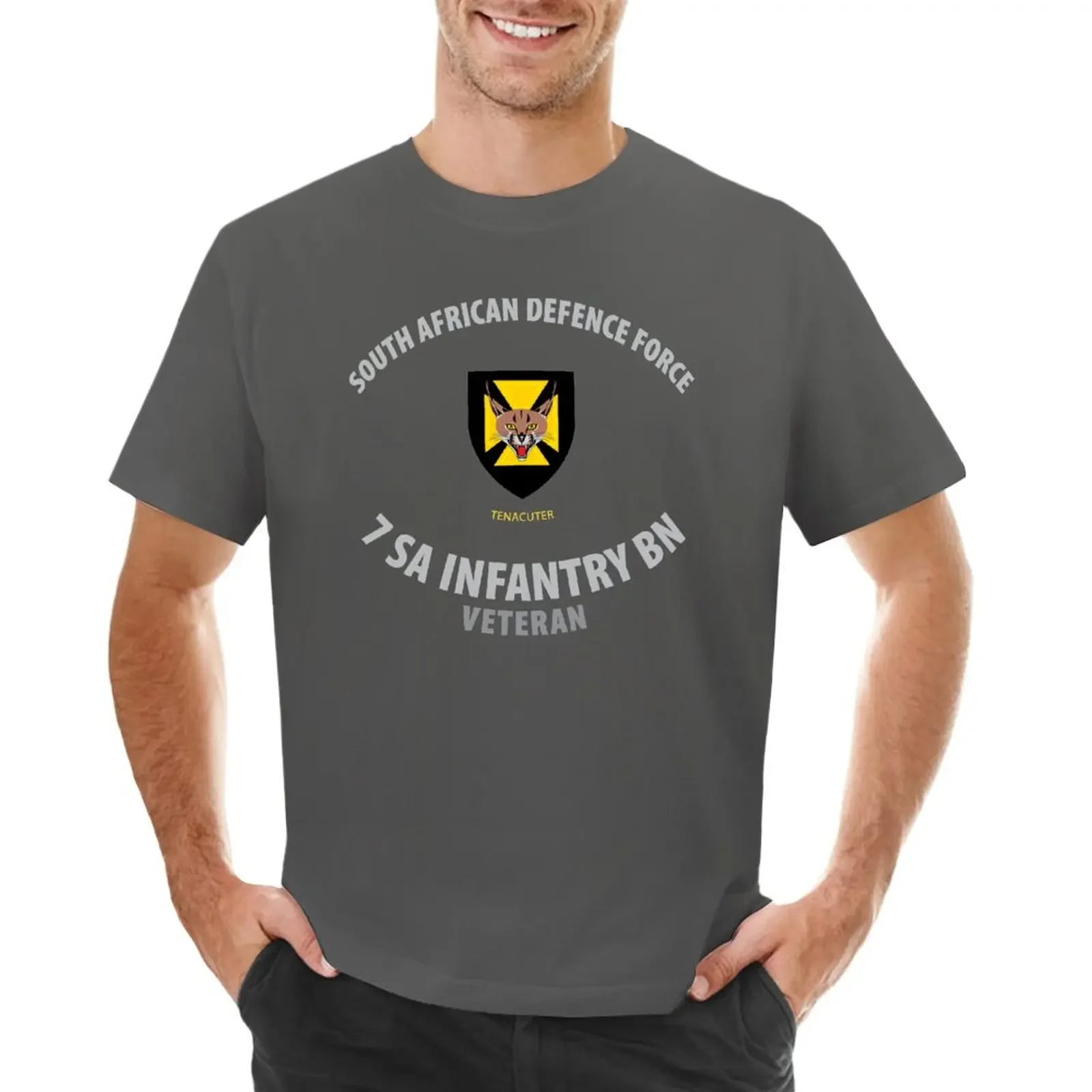 

SADF 7 SA Infantry Battalion Veteran Shirt T-shirt Aesthetic clothing summer top animal prinfor boys mens cotton t shirts