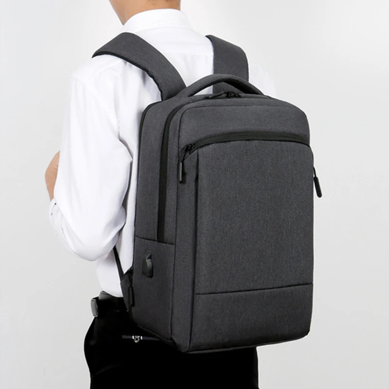 Male Elegant Design New Business Backpacks For Men Waterproof Design Laptop Backpack 15'6 Ultra-large Capacity Ruckrack