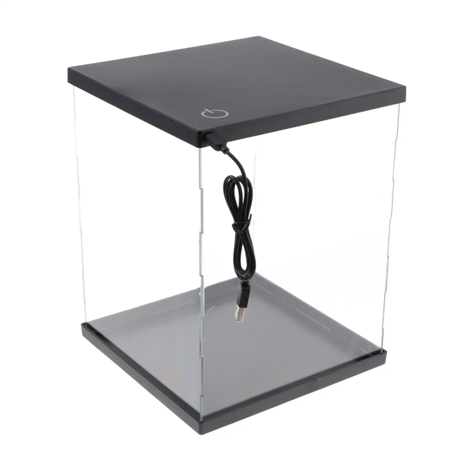 21x21x20cmTransparent Clear Acrylic Toys Display Dustproof Showcase Case Box