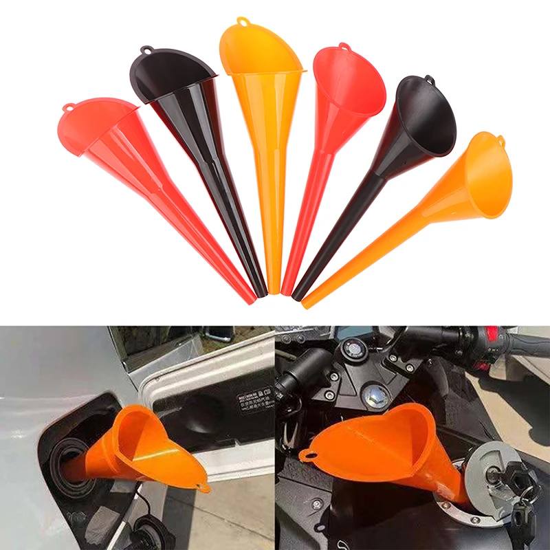 

Motorcycle Car Long Mouth Funnel Portable Refueling Tool for Gas Refueling Tanks Engine Oil Coolant Water Car Acessories