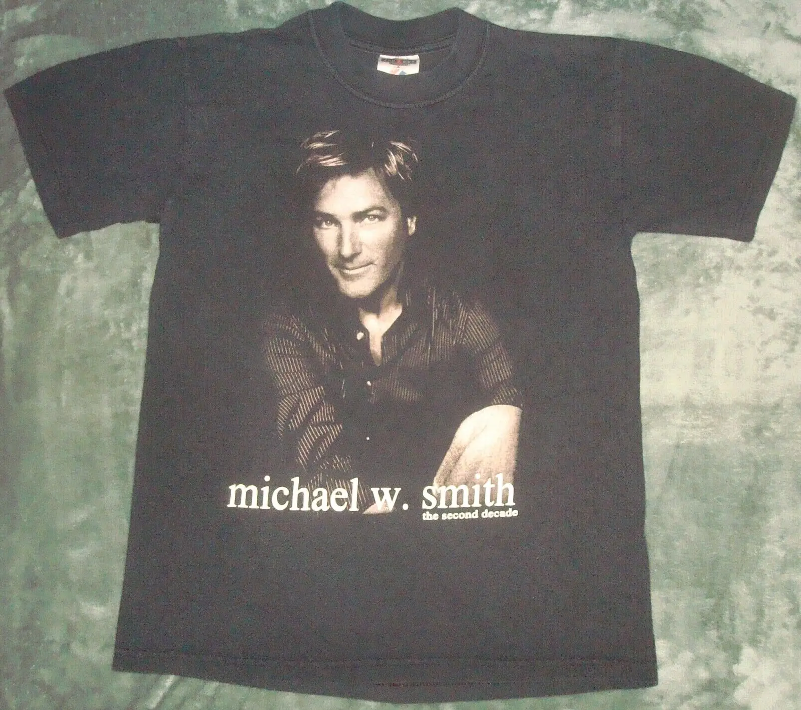 Vtg 2003 Michael W Smith Maglietta Del Secondo Anno Small Concert Tour Double Side Maniche Lunghe O Corte
