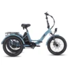500W Cargo Three Wheel ebike  FAFREES F20 Mate Adult Electric Bicycle 48V18.2Ah Battery Folding E-bike 20*3.0 Fat Tires 6