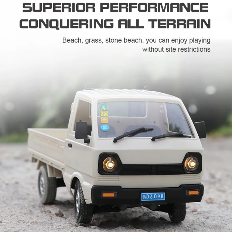 Top  1/16 2.4G 2WD RC Cars 500mAh Lithium Battery Outdoor Drift RC Truck With LED For Boys Toys Birthday Christmas Gift 3