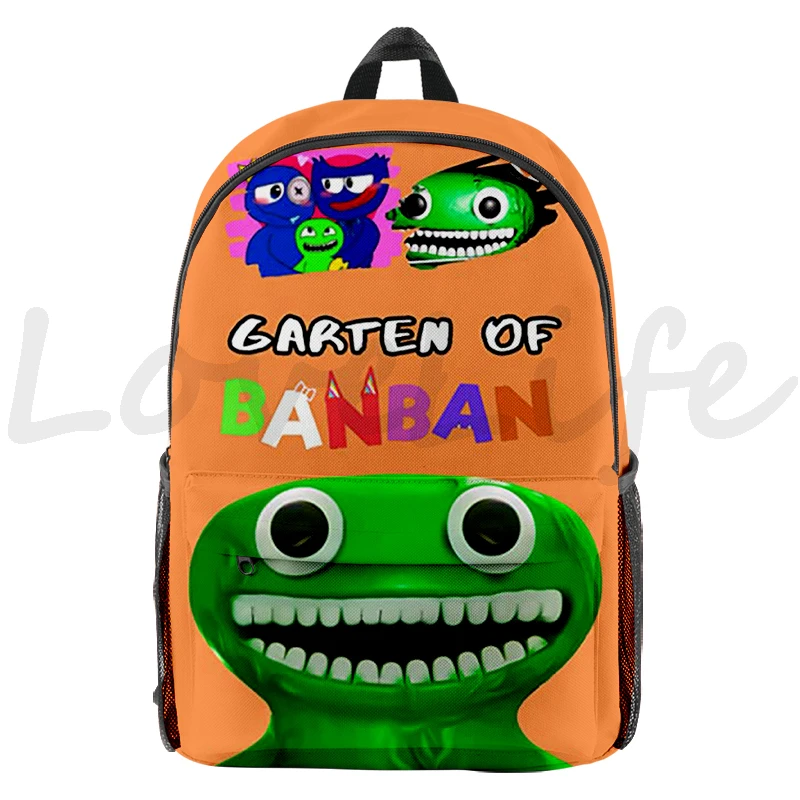 Jogo garten de banban mochila para a escola meninos meninas oxford bookbag  dos desenhos animados mochila à prova dwaterproof água crianças mochilas