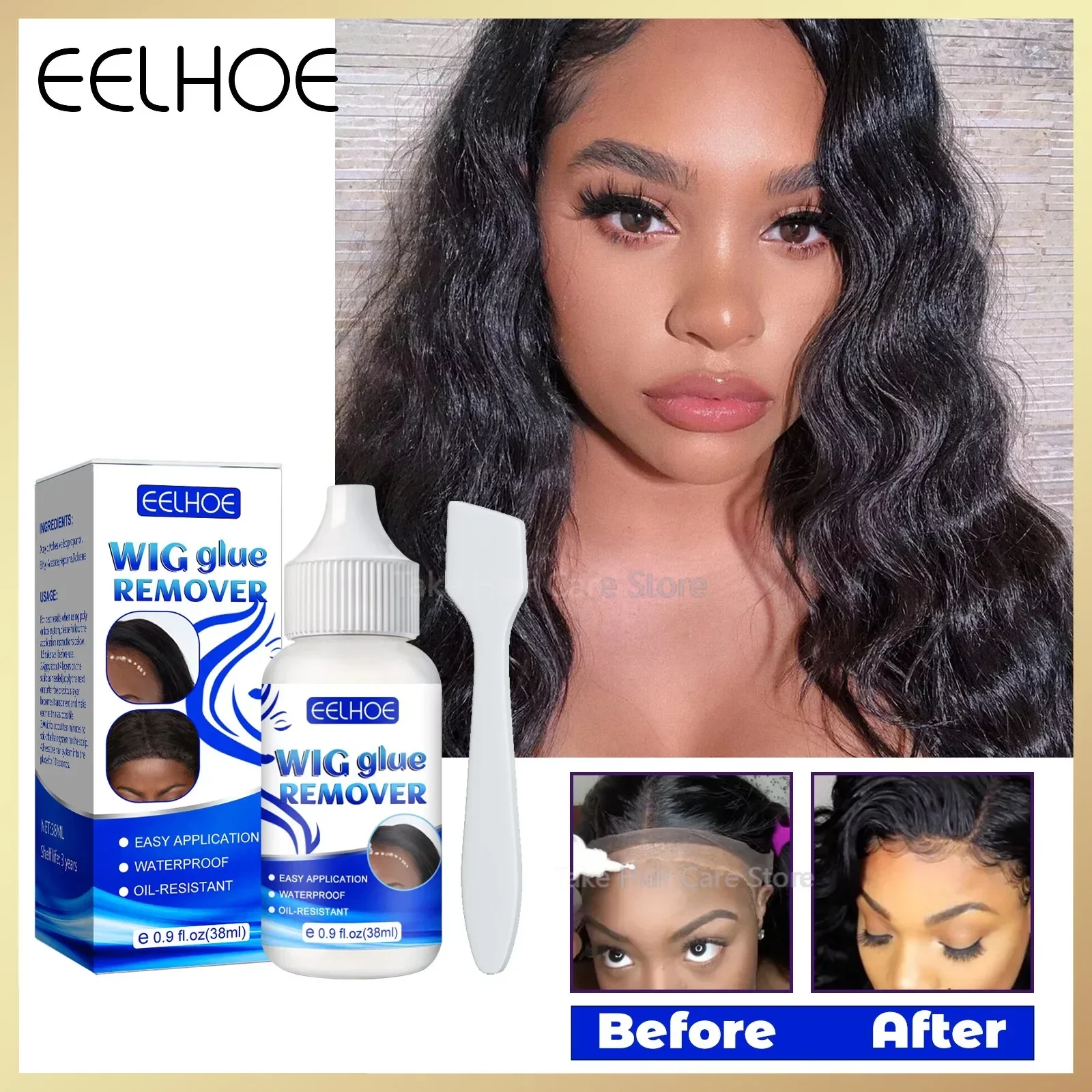 Wig Styling Glue Skin Invisible Liquid Glue Hair Extensions Lace Scalp Hairline Edge Control Styling Gel Pour Cheveux