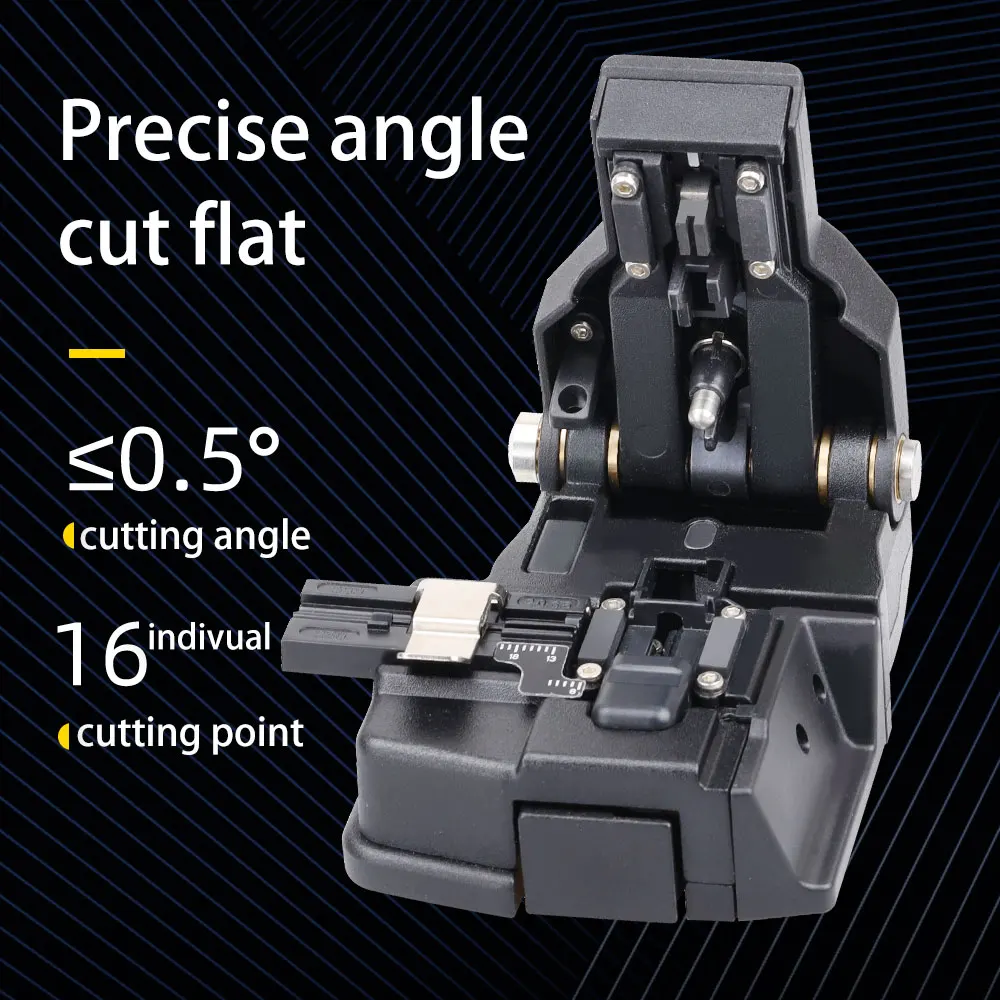 3 Years Warranty 16 Surface Blade 50000 Times Life Span HS-30 Optic Fiber Cleaver Cutting Tools For Hot/Cold Splicing