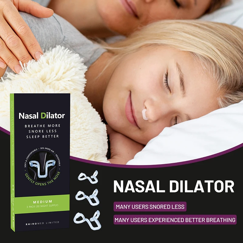 3Pcs Nasal Dilator For Snore Reduction Increase Airflow Anti Snoring Devices