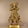 Wholesale Pure Copper Weituo Bodhisattva Statue Weituo Buddha Ornament Guardian Kala Weituo God Statue for Home Use in Buddhist 1