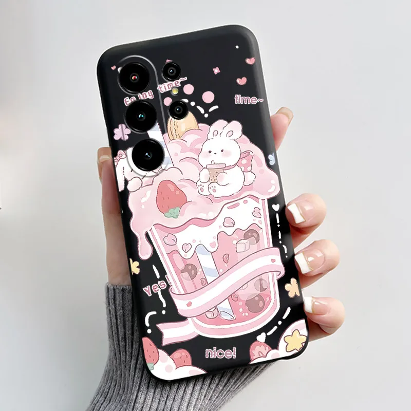 Luxury Cute Love Heart Rabbit Silicone Soft Back Phone Case