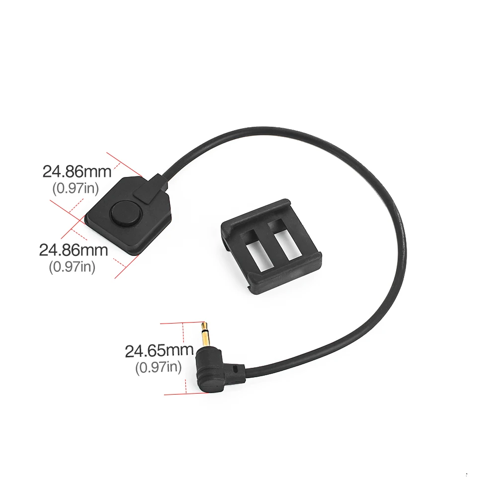 Tactical Remote Control Switch Pressure Switch Button for PEQ-15 DBAL a2 Laser Sight M3X Anpeq Airsoft Armas Weapon Light