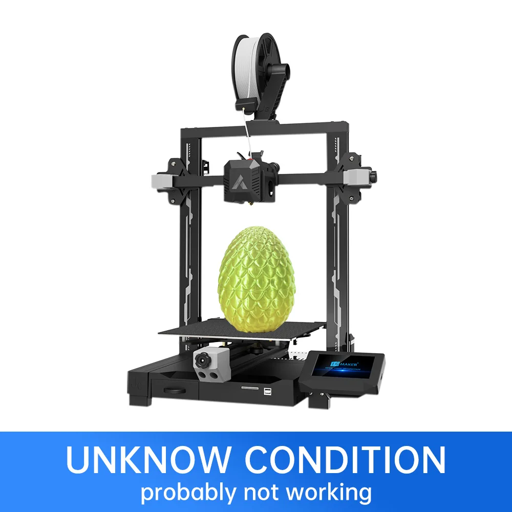 

JG MAKER 3D Printer R1 UNKNOW condition ,Dual Gear Extruder, Automatic Leveling,PEI Platform 230X230X250 mm